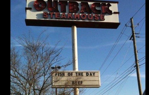 outback funny - Ish Of The Day Beef