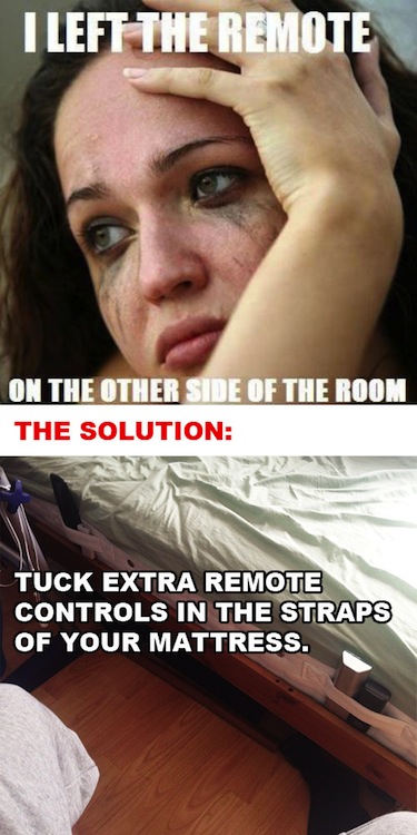 Solutions To First World Problems