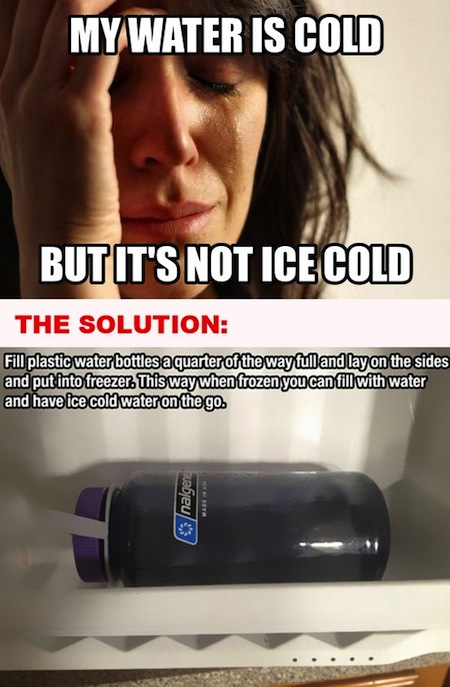 Solutions To First World Problems
