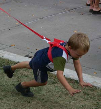 Kids on Leashes Struggling For Freedom