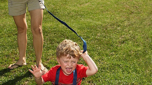 Kids on Leashes Struggling For Freedom