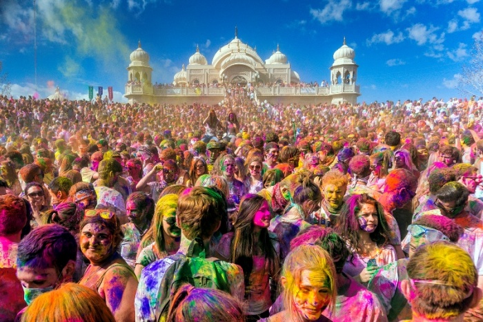 Holi Is a Spring Festival Celebrated Mainly in India, Nepal, and Other Areas with Significant Hindu Populations