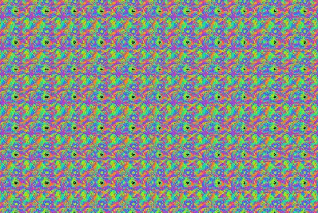 How Could People See the Magic Eye Picture Right Away?