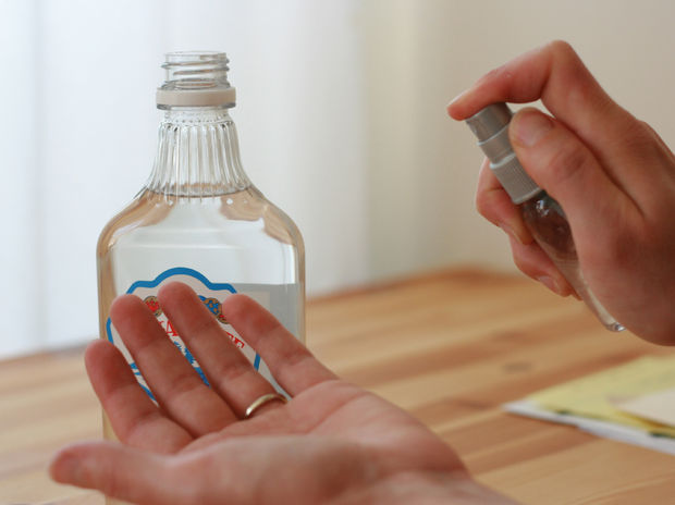 Make your own hand sanitizer.