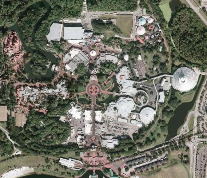 Disney World is the size of San Francisco or two Manhattans.