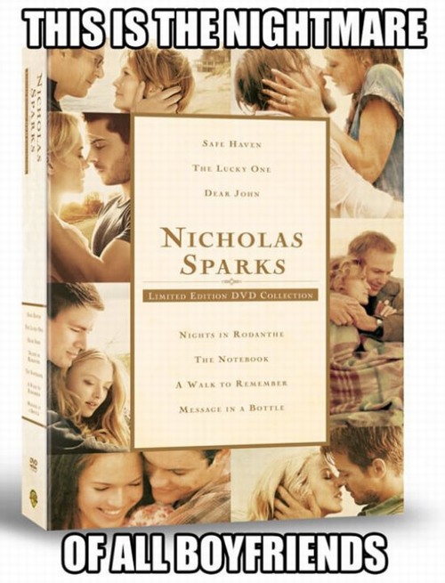 notebook - This Is The Nightmare Sate Haven The Lucky One Dear John Nicholas Sparks Limited Edition Dvd Collection Nights In Rodantie The Notebook Awalk To Remember Message In A Bottle Of All Boyfriends