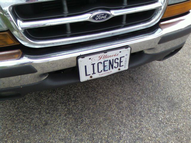 bumper - Ford Ilinois License