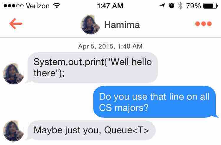 12 nerds on Tinder who have better pick-up lines than you.