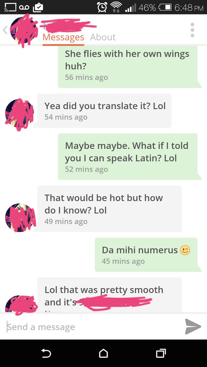 12 nerds on Tinder who have better pick-up lines than you.