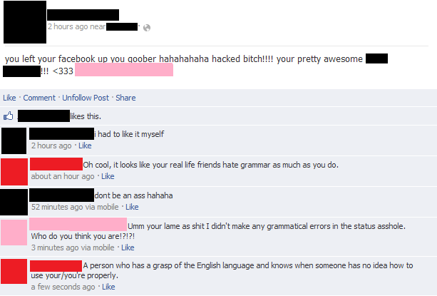 Disastrous cases of forgetting to log out of Facebook Part 2