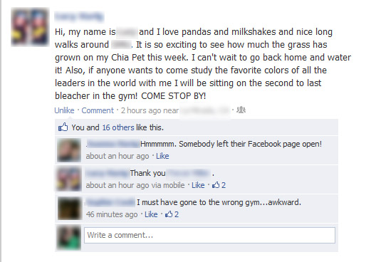 33 Disastrous Times People Forgot to Log Out of Facebook