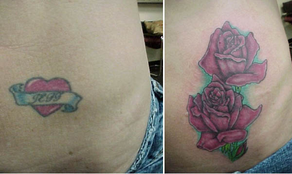 heart cover up tattoo designs