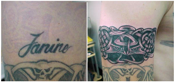 tattoo name janine