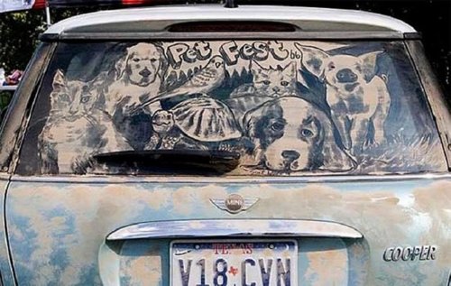 Awesome Works Of Dirty Car Art