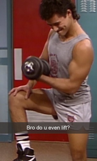 zack morris snapchat weight training - 23 Bro do u even lift?