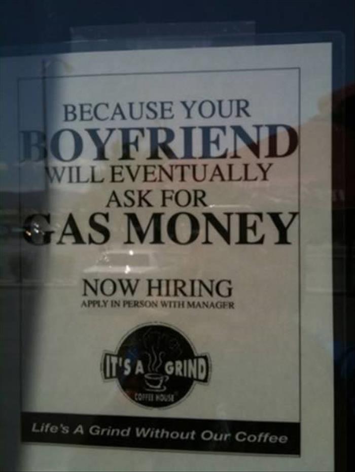 The Funniest Help Wanted Signs You’ll See All Day