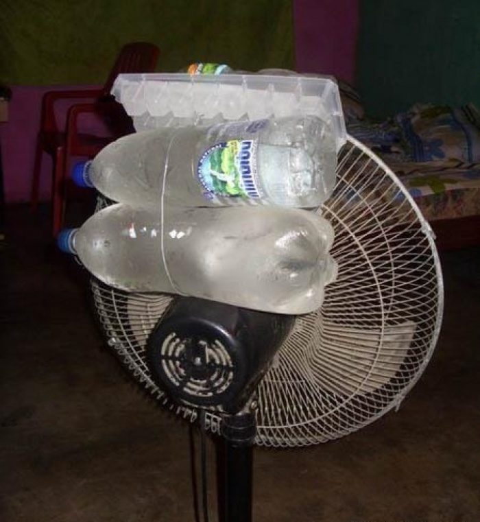 15 Hilarious Homemade Air Conditioners - Funny Gallery