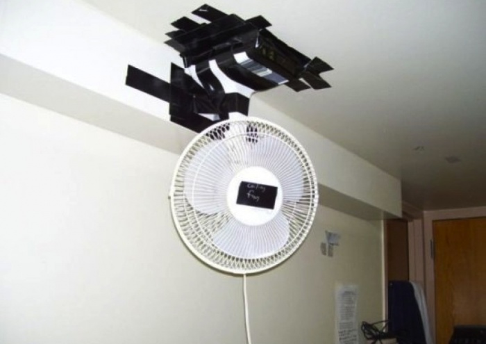 15 Hilarious Homemade Air Conditioners