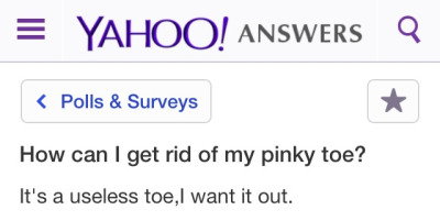 17 Of The Most WTF Yahoo Answers Of All Time