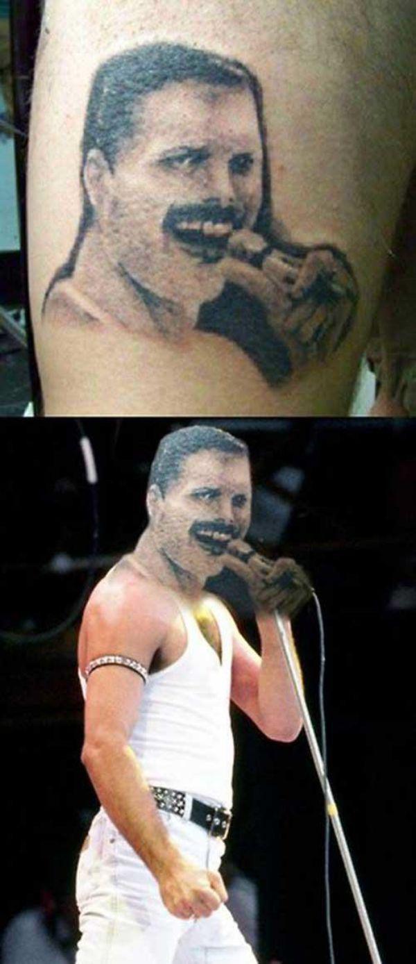 12 Horrible Tattoos Photoshopped Over The Real-Life Version