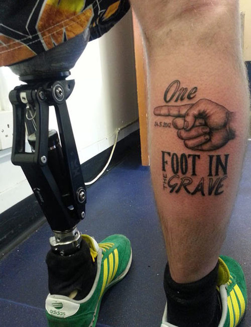 one foot in the grave tattoo - 05.2012 Foot In Grave Od das