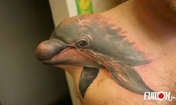 dolphin amputee tattoo - Evilok