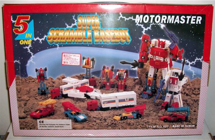 knockoff toys  - lego - Motormaster In One S Item No 807 Made In Taiwan
