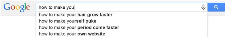 Google Autocomplete Fails