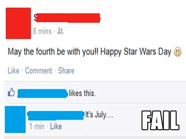 Friday Facebook Fails