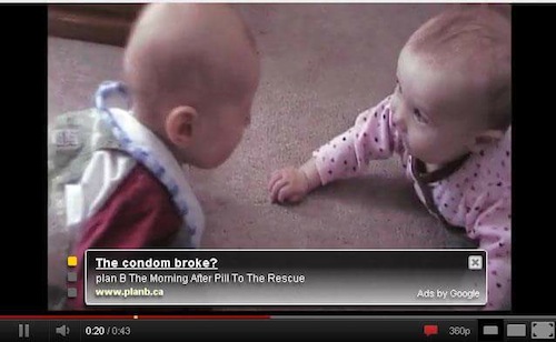 youtube ad The condom broke? plan B The Morning After Pill To The Rescue Ads by Google 11 0.20 360p