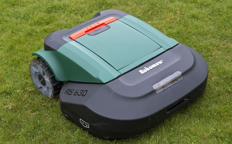 Robot Lawn Mower:
This one may not play music but it might serve a more practical function. It's the Roomba for the great outdoors, so don't worry about the height of your grass anymore because now it's the robot's problem.
