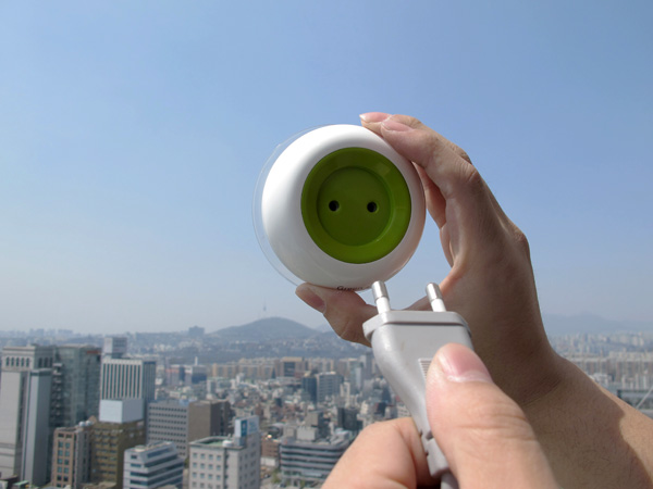 A Solar Powered Window Socket:
Have too many windows when all you need is an outlet? This handy device will soon make it easy to get that extra juice.