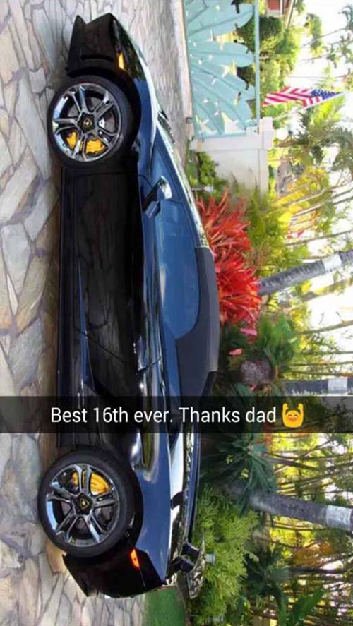 rich kids snpachat rich kids snapchat - Best 16th ever. Thanks dad