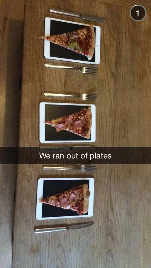 rich kids snpachat rich kid snapchat posts - We ran out of plates