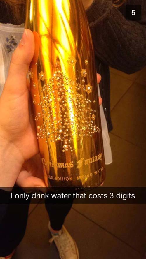rich kids snpachat rich kid water - masantas Ted Edition I only drink water that costs 3 digits
