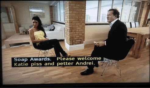 The Funniest Closed Captions In TV History