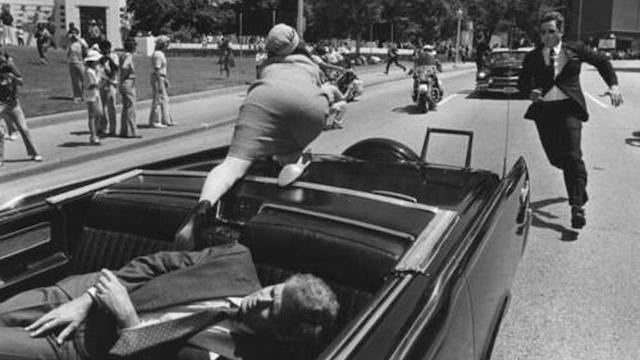 This JFK Assassination Photo: First off, use a little skepticism. Who would have taken the photo?? Did you ever see anyone in the Zapruder film that close to the car? No. This is a still image from the 1977 made-for-TV movie 'The Trial Of Lee Harvey Oswald'.