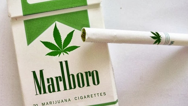 High Times: Marlboro is so cool that they're ready for marijuana to be legalized, with their brand new product. Could this be real? Absolutely not. This is a manipulated photo from a fake news site that wrote a not-very-good story about it. Sorry, weed enthusiasts still have to roll their own.