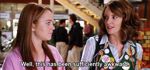 mean girls tina fey gif - Well, this has been sufficiently awkward
