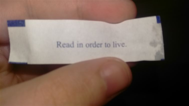 When even it seems like even fortune cookies are out to get you.
