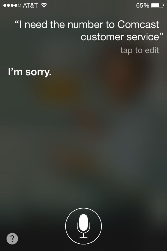 Even Siri knows the pain.