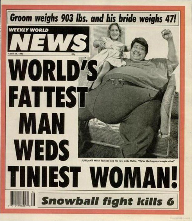The Weekly World News is Thing a Really Terrible Thing