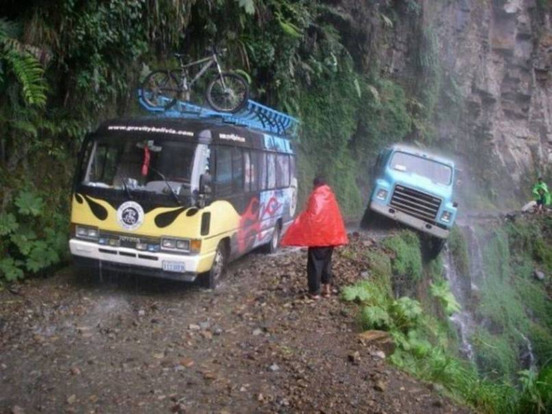 This road in Bolivia is accurately named "The Road Of Death," due the hundreds of lives that it has claimed. The roads of this mountain are poorly maintained, leading to numerous accidents on the most trafficked parts.
