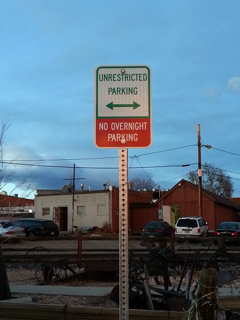 sky - Unrestricted Parking No Overnight Parking