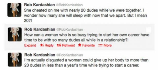 Rob Kardashian calls out Rita for cheating.