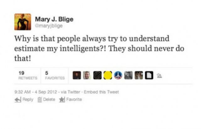 Mary had to delete her misspelled tweet right after posting.