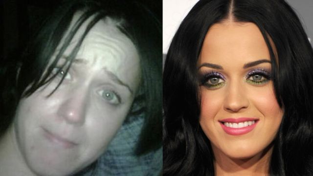 Russell Brand tweeted Katy Perry's photo wishing her good luck for her performance. The post with her photo without makeup made Katy quite upset. Later Russell deleted the post.