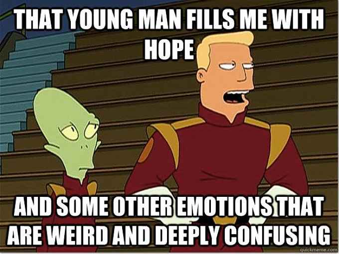 “If said you had a beautiful body, would you take your pants off and dance around a little?” – Zap Brannigan