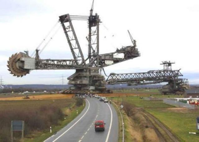 Bagger 288 is the biggest excavator built by the German company Krupp.