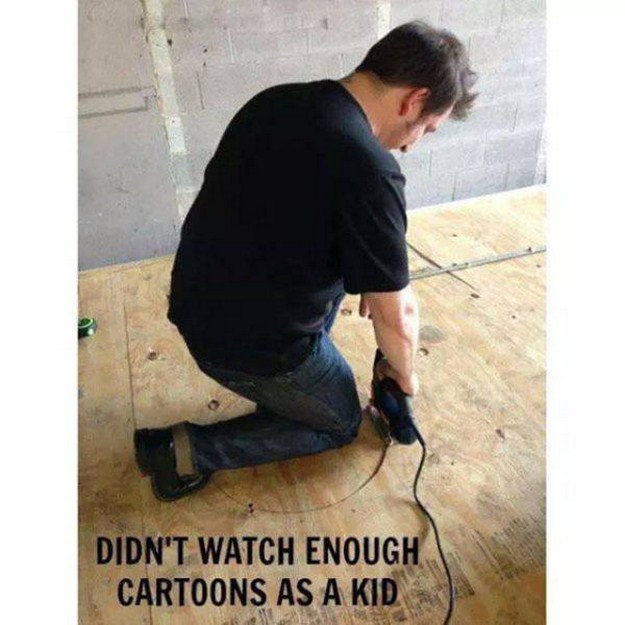 floor - Didn'T Watch Enough Cartoons As A Kid